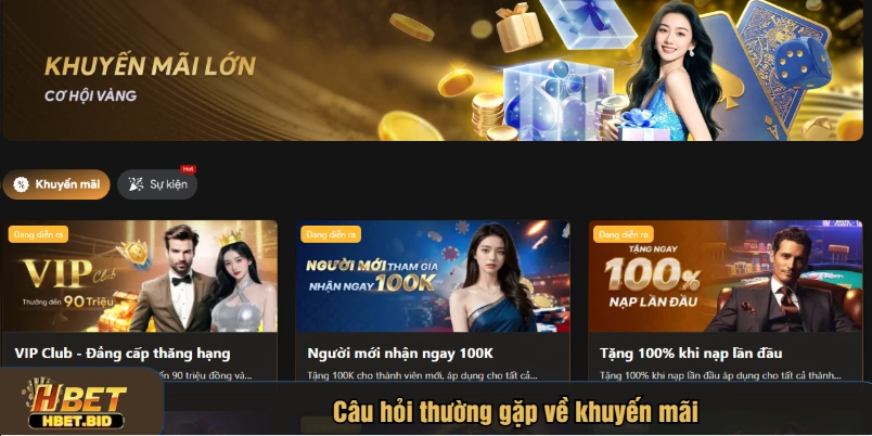 Câu hỏi thường gặp về khuyến mãi