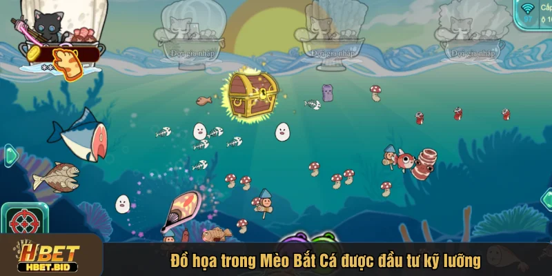 Đồ họa trong Mèo Bắt Cá được đầu tư kỹ lưỡng